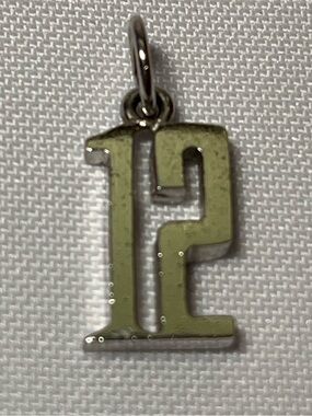 Vintage number '12' Pendant Charm
Collectible